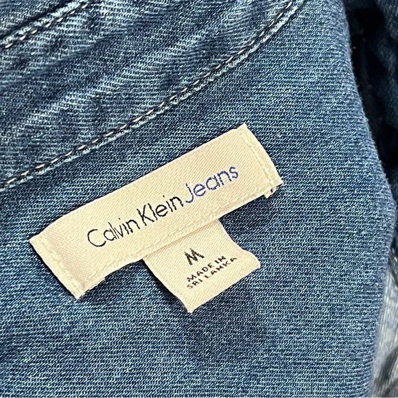 Vintage Calvin Klein Jeans Denim Button Up - Picture 7 of 13